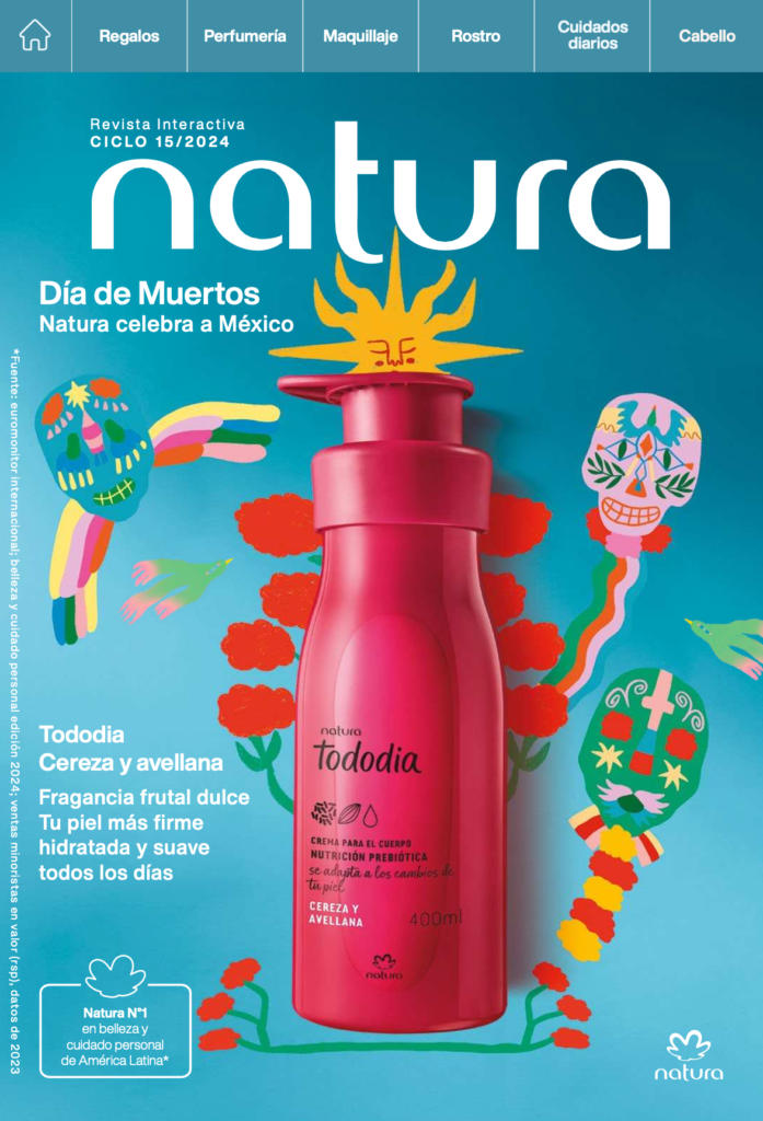 Revista Natura ciclo 15, grandes ofertas y promociones, descuentos, productos de belleza, higiene personal